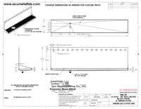 Thumbnail for Wall Mount Drip Tray with Drain and Left Rinser Hole | 8