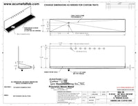 Thumbnail for Wall Mount Drip Tray with Drain and Left Rinser Hole | 8