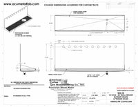 Thumbnail for Wall Mount Drip Tray with Drain and Right Rinser Hole | 8