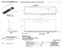 Thumbnail for Wall Mount Drip Tray with Drain and Right Rinser Hole | 8