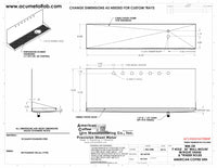 Thumbnail for Wall Mount Drip Tray with Drain and Right Rinser Hole | 8