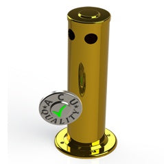 Draft Arm 3" X 12" Tall | Draft Beer Tower Column Tower | Brass - ACU Precision Sheet Metal