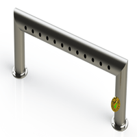 Thumbnail for Draft Beer Pass Thru Tower |12 Faucet Holes (45
