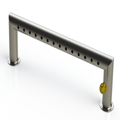 Draft Beer Pass Thru Tower |14 Faucet Holes (51