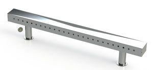 Draft Beer T-Tower | 4" Double Pedestal | 84" Box | 26 Faucet Holes | SS # 8 - ACU Precision Sheet Metal