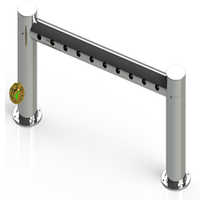 Thumbnail for Metro Pass Through Tower 10 Faucet Holes | Mirror Stainless Steel - ACU Precision Sheet Metal