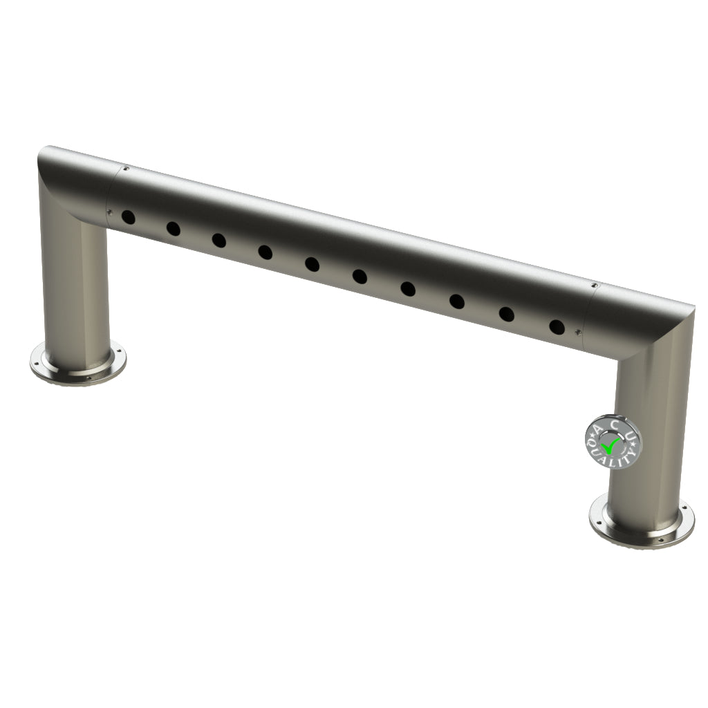 Modular Draft Beer Pass Thru Tower | 10 Faucet Holes | 41" Long | S/S # 4