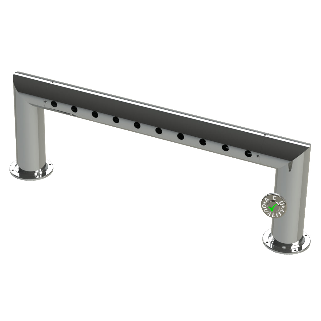 Modular Draft Beer Pass Thru Tower | 10 Faucet Holes | 41