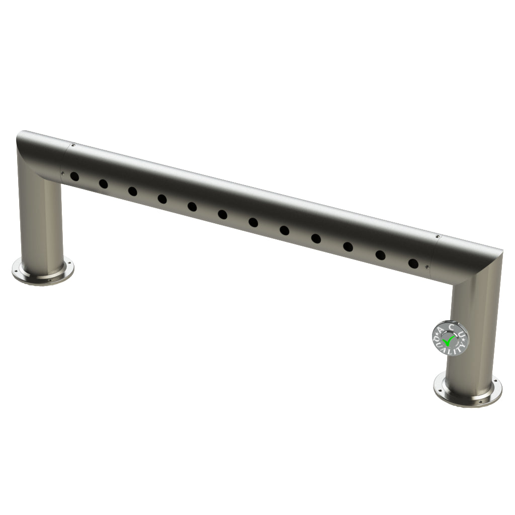 Modular Draft Beer Pass Thru Tower | 12 Faucet Holes | 47" Long | S/S # 4