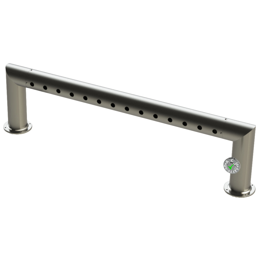 Modular Draft Beer Pass Thru Tower | 14 Faucet Holes | 53" Long | S/S # 4