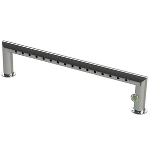Modular Draft Beer Pass Thru Tower | 16 Faucet Holes | 59" Long | S/S # 8