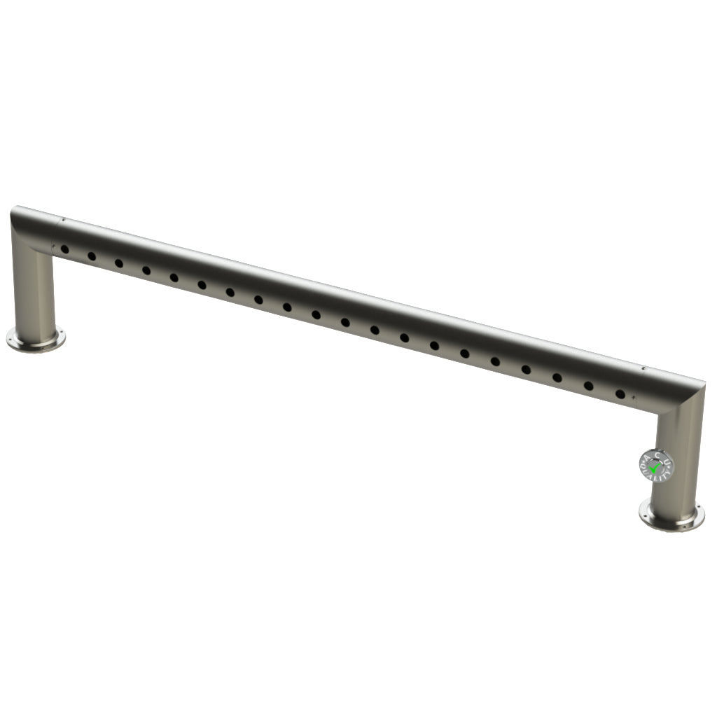 Modular Draft Beer Pass Thru Tower | 20 Faucet Holes | 71" Long | S/S # 4