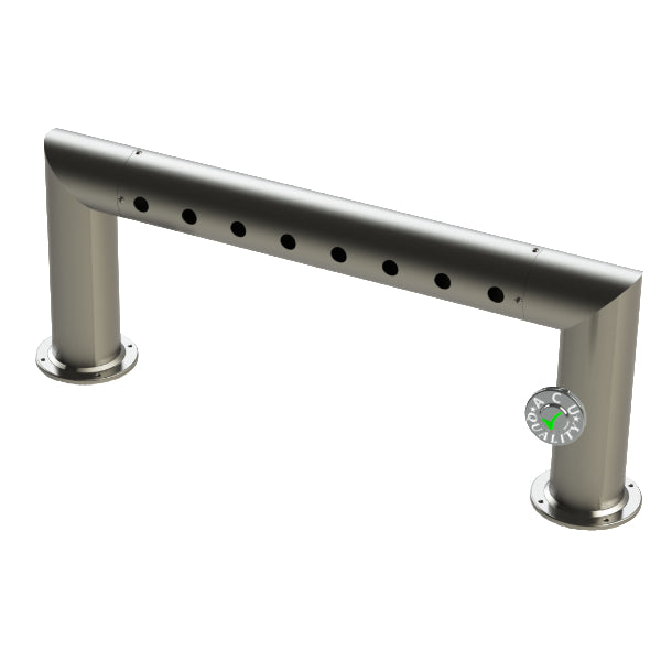 Modular Draft Beer Pass Thru Tower | 8 Faucet Holes | 35" Long | S/S # 4