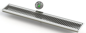 Flush Mount 5" X 30" Drip Tray | Beer Dispenser Catcher | S/S # 4 - ACU Precision Sheet Metal
