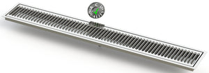Flush Mount 5" X 36" Drip Tray | Beer Dispenser Catcher | S/S # 4 - ACU Precision Sheet Metal