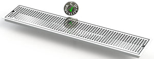 Flush Mount 6" X 30" X ¾" Drip Tray | Beer Dispenser Catcher | S/S # 8 - ACU Precision Sheet Metal