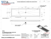 Thumbnail for Flush Mount with Center Drain and Offset Rinser Hole 6