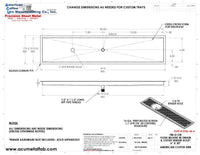 Thumbnail for Flush Mount with Center Drain and Offset Rinser Hole 6