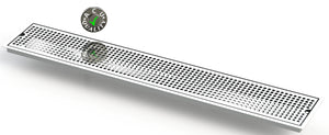 Flush Mount with Offset Drain 6" X 30" X ¾" Drip Tray | Recessed | S/S # 8