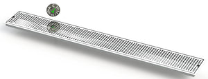 Flush Mount with Offset Drain 6" X 45" X ¾" Drip Tray | Recessed | S/S # 8