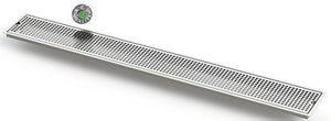 Flush Mount with Offset Drain 6" X 48" X ¾" Drip Tray | Recessed | S/S # 4
