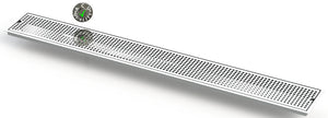 Flush Mount with Offset Drain 6" X 48" X ¾" Drip Tray | Recessed | S/S # 8