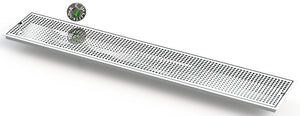 Flush Mount with Offset Drain 8" X 45" X ¾" Drip Tray | Recessed | S/S # 8