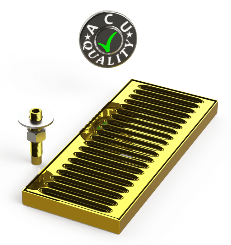 Surface Mount Drip Tray with Drain 5