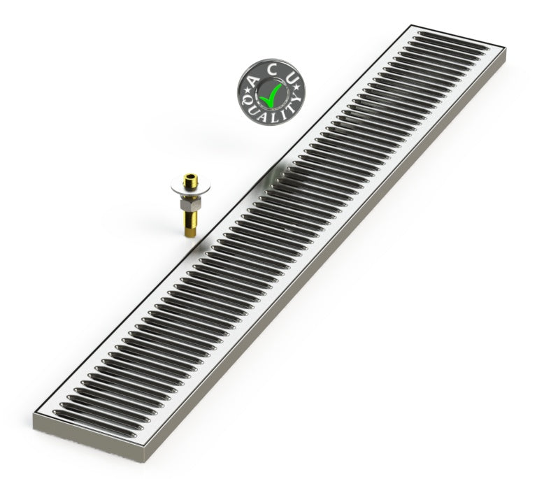 Surface Mount Drip Tray with Drain 5