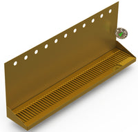 Thumbnail for Wall Mount Drip Tray with Double Drain | 6-3/8