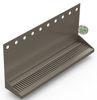 Thumbnail for Wall Mount Drip Tray with Double Drains | 6-3/8