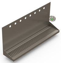 Thumbnail for Wall Mount Drip Tray with Double Drains | 6-3/8