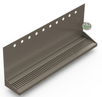 Thumbnail for Wall Mount Drip Tray with Double Drains | 6-3/8