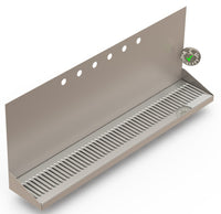 Thumbnail for Wall Mount Drip Tray with Double Drains | 6-3/8