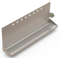 Thumbnail for Wall Mount Drip Tray with Double Drains | 6-3/8