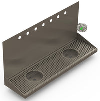 Thumbnail for Wall Mount Drip Tray with Double Drains and Rinser Holes | 8