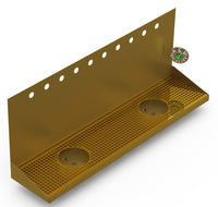 Thumbnail for Wall Mount Drip Tray with Double Drains and Rinser Holes | 8