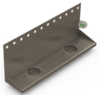 Thumbnail for Wall Mount Drip Tray with Double Drains and Rinser Holes | 8