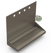 Thumbnail for Wall Mount Drip Tray with Drain | 6-3/8