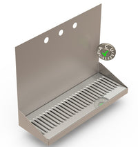 Thumbnail for Wall Mount Drip Tray with Drain | 6-3/8