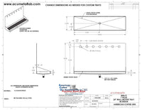 Thumbnail for Wall Mount Drip Tray with Drain | 6-3/8