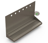 Thumbnail for Wall Mount Drip Tray with Drain | 6-3/8