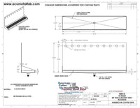 Thumbnail for Wall Mount Drip Tray with Drain | 6-3/8