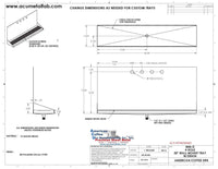 Thumbnail for Wall Mount Drip Tray with Drain | 6-3/8