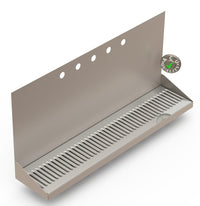 Thumbnail for Wall Mount Drip Tray with Drain | 6-3/8