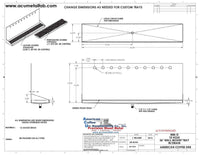 Thumbnail for Wall Mount Drip Tray with Drain | 6-3/8