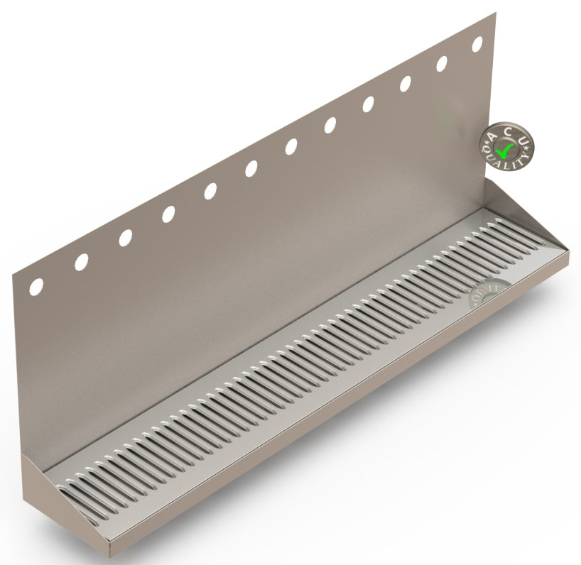 Stainless steel drip tray with SS insert no drain 5-3/8 x 3/4 x