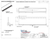 Thumbnail for Wall Mount Drip Tray with Drain | 6-3/8