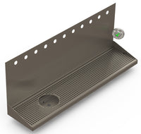 Thumbnail for Wall Mount Drip Tray with Drain and Left Rinser Hole | 8