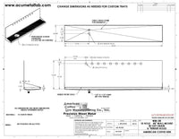 Thumbnail for Wall Mount Drip Tray with Drain and Left Rinser Hole | 8